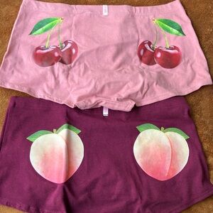 VS PINK Boyshorts size M set of 2 new with flaw